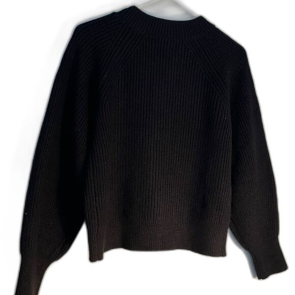 Banana Republic Women's Cropped Black Cardigan SZ M   NEW - Picture 3 of 7